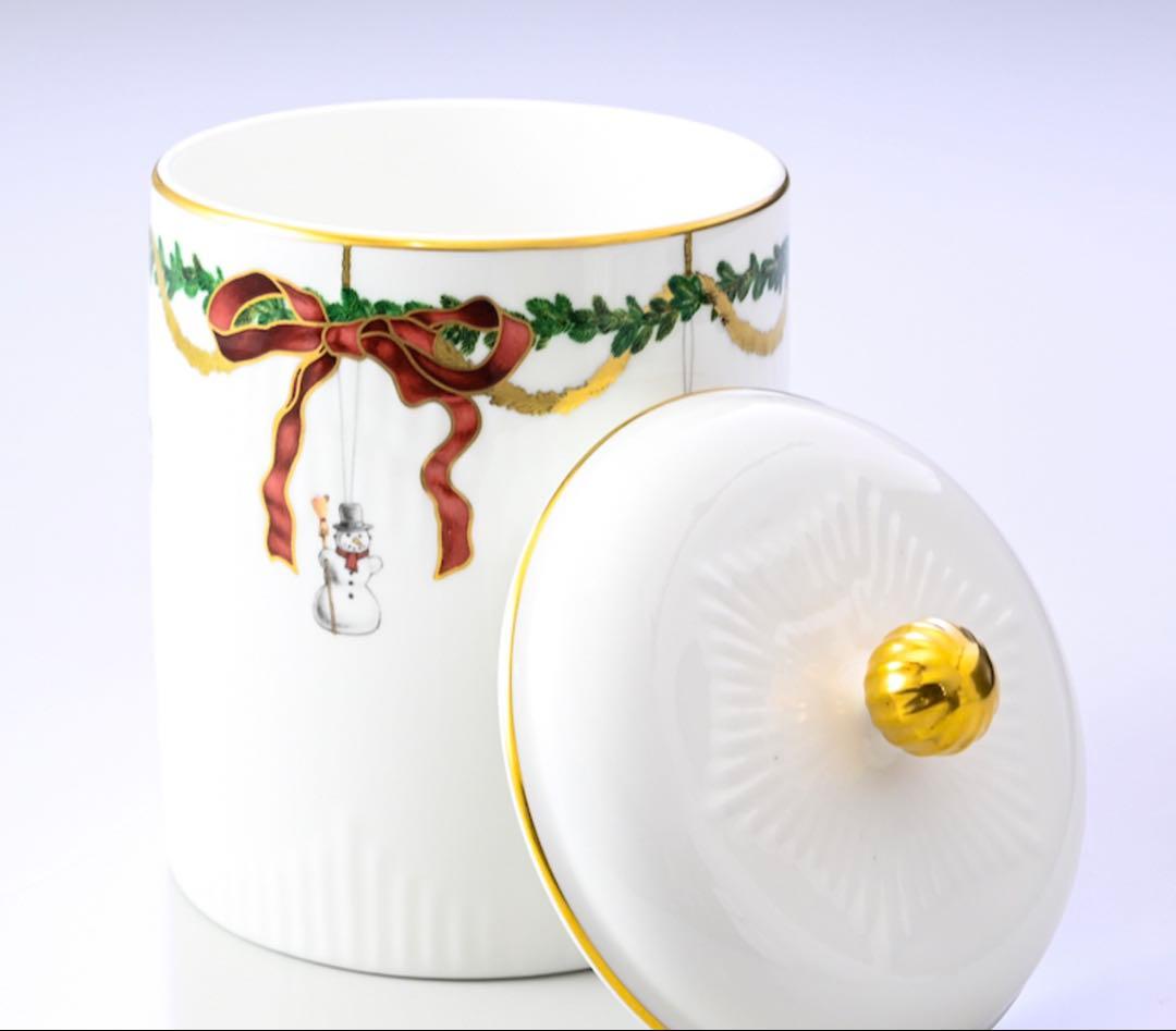 ロイヤルコペンハーゲン クッキージャー スターフルーテッド クリスマス