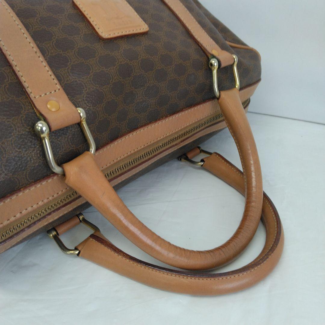 APG12 セリーヌ 極美品 マカダム ハンドバッグ ミニボストンバッグ