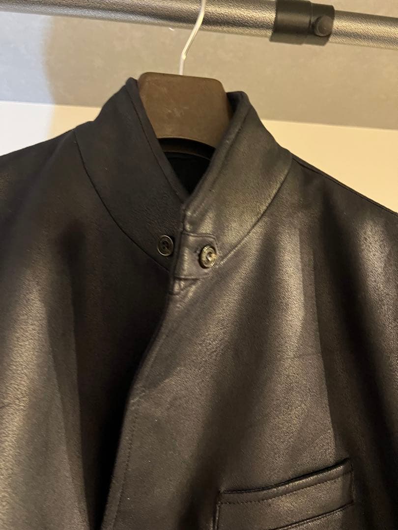 【希少サイズ52】23AW ニコルクラブフォーメン スエード調 ジャケット紺3L