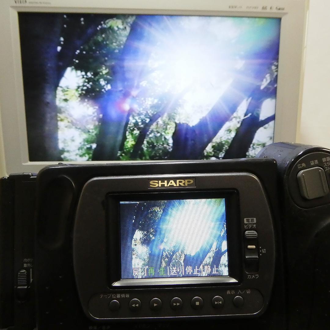 動作良好　Video8　シャープ　VL- EL310　8ミリビデオカメラDVD化