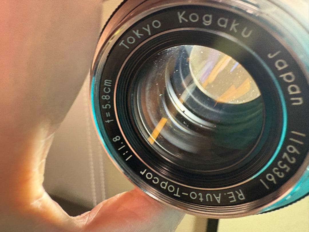 レンズ(単焦点) Topcon Re. Auto-Topcor 58mm / f1.8
