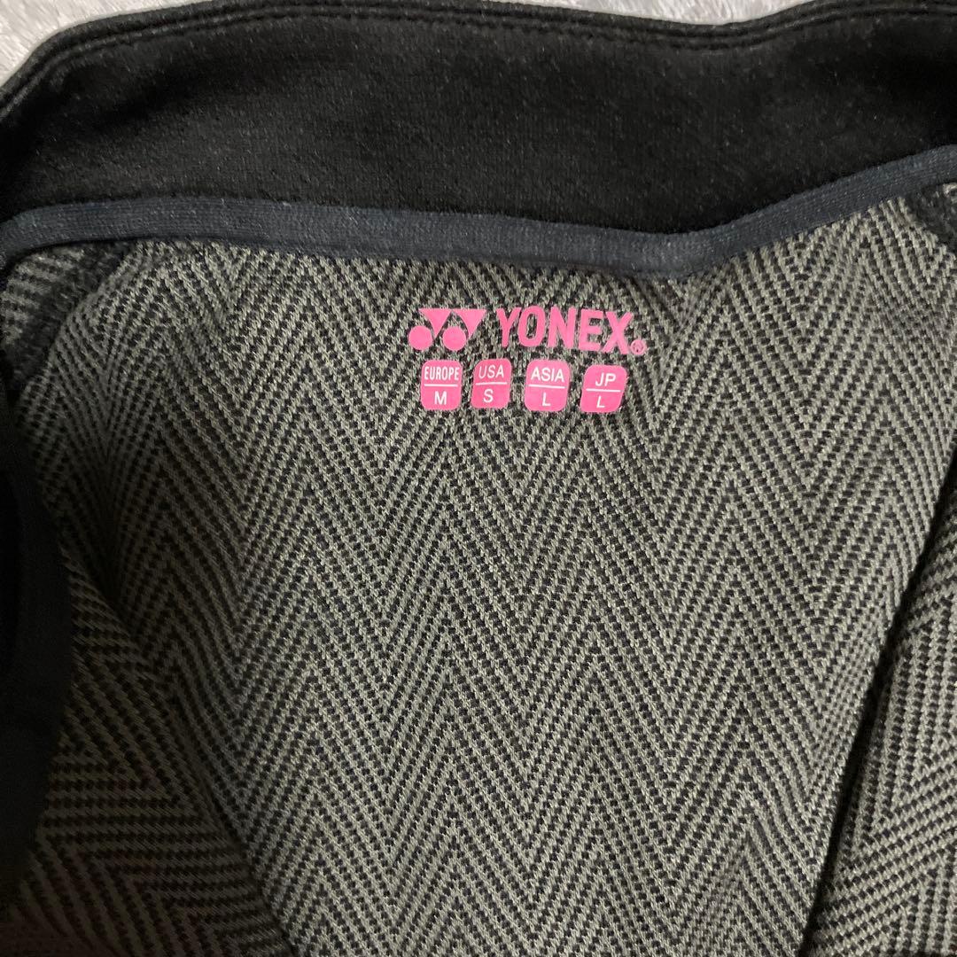 YONEX ブラックジャージ上下セット JP L