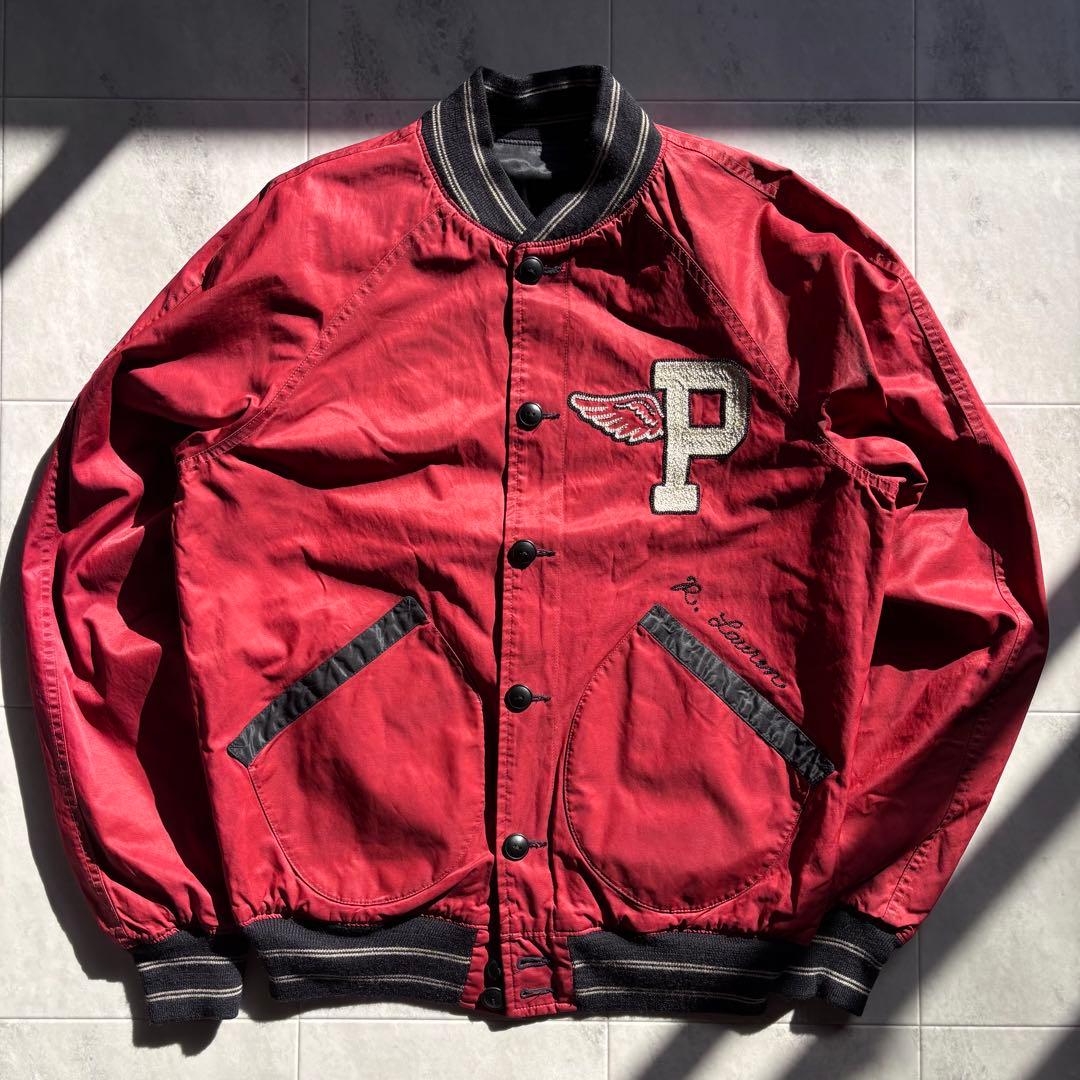 【超希少】ポロラルフローレン リバーシブルジャケット チェーンステッチ ワッペン