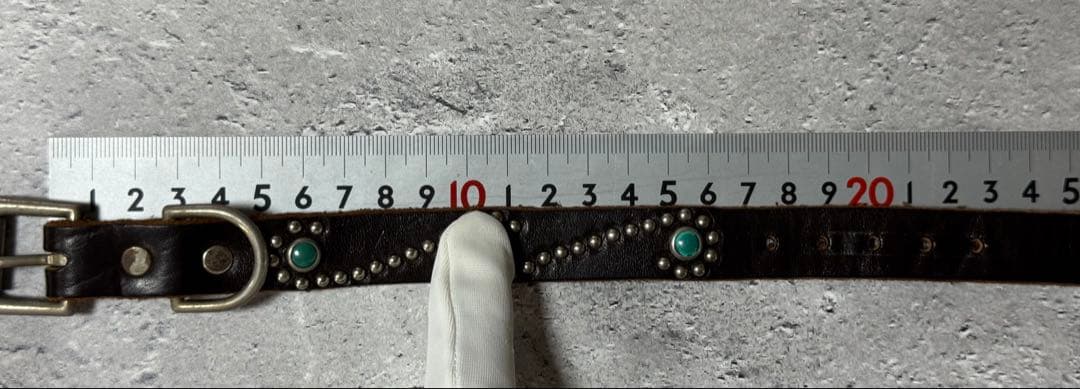 HTC ブレスレット ナロー ターコイズ ダークブラウン 0.75