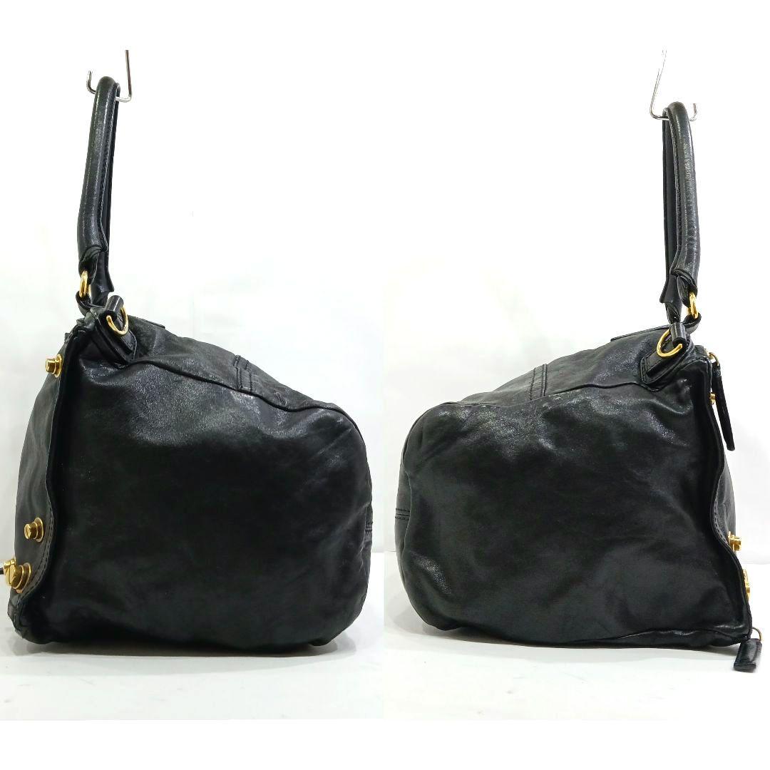 ジバンシィ パンドラ ボストンバッグ 2way ショルダー レザー A4可 黒