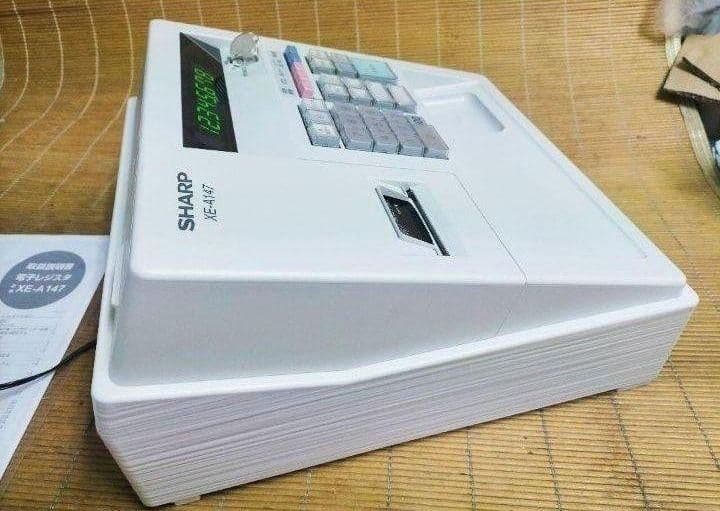 シャープレジスター　XE-A147　PC連携売上管理フル設定無料　622261