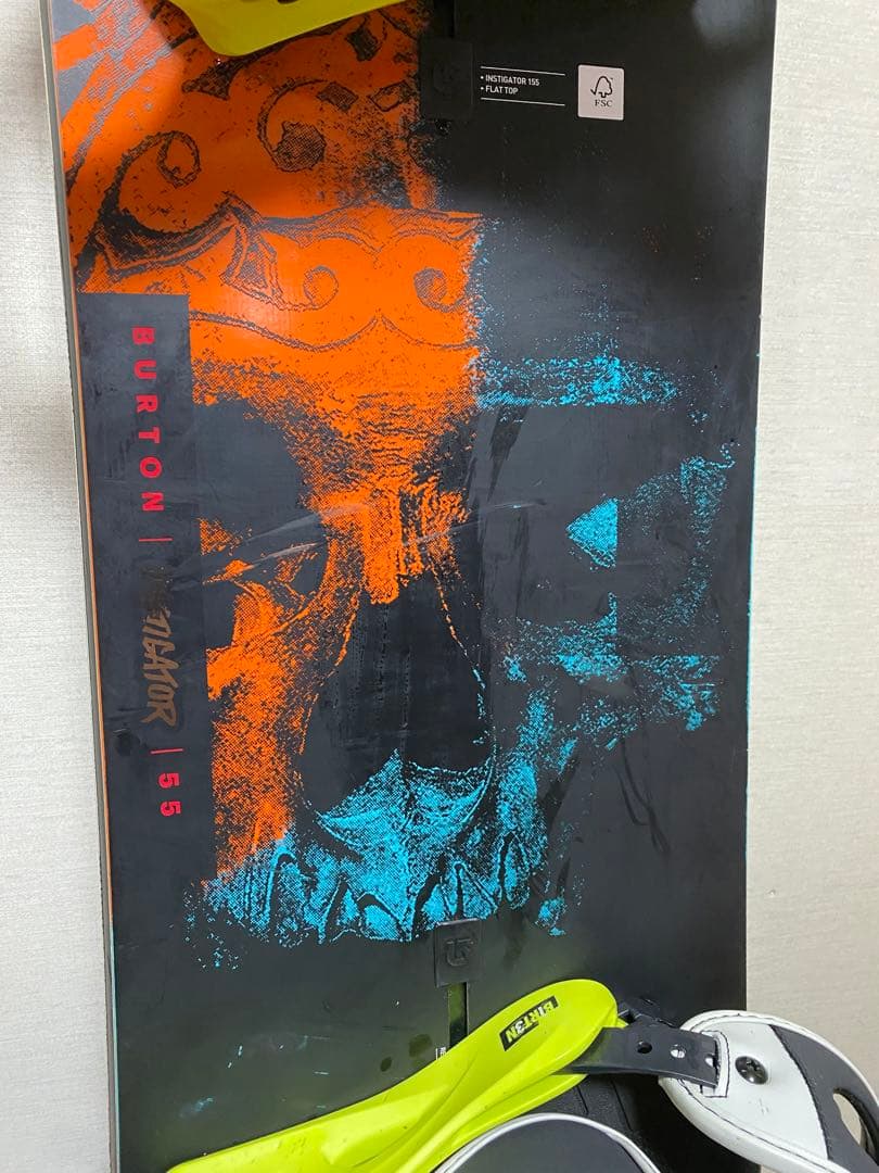18バートン　スノーボード板　インスティゲーター155cm