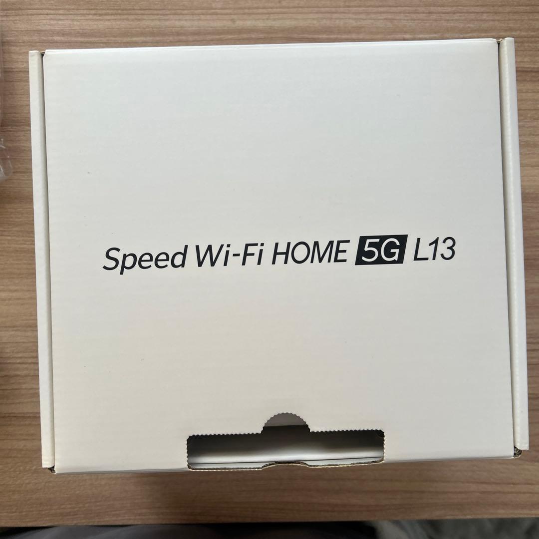 2024年5月製　 Speed Wi-Fi  5G L13 本体　箱付き