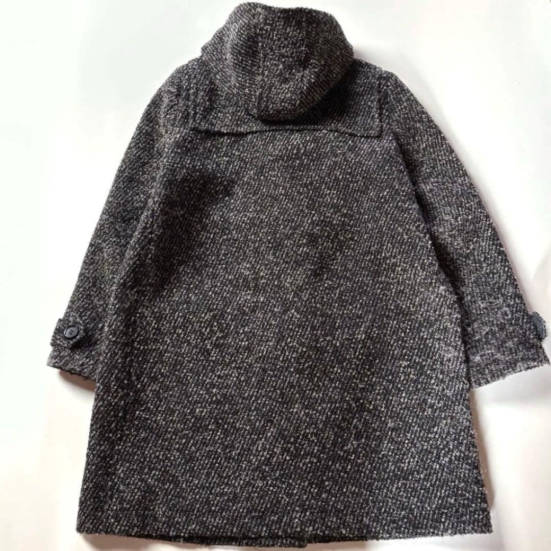 【美品】NONNO ノンノ　パパス　ウール ダッフルコート　ロング　日本製