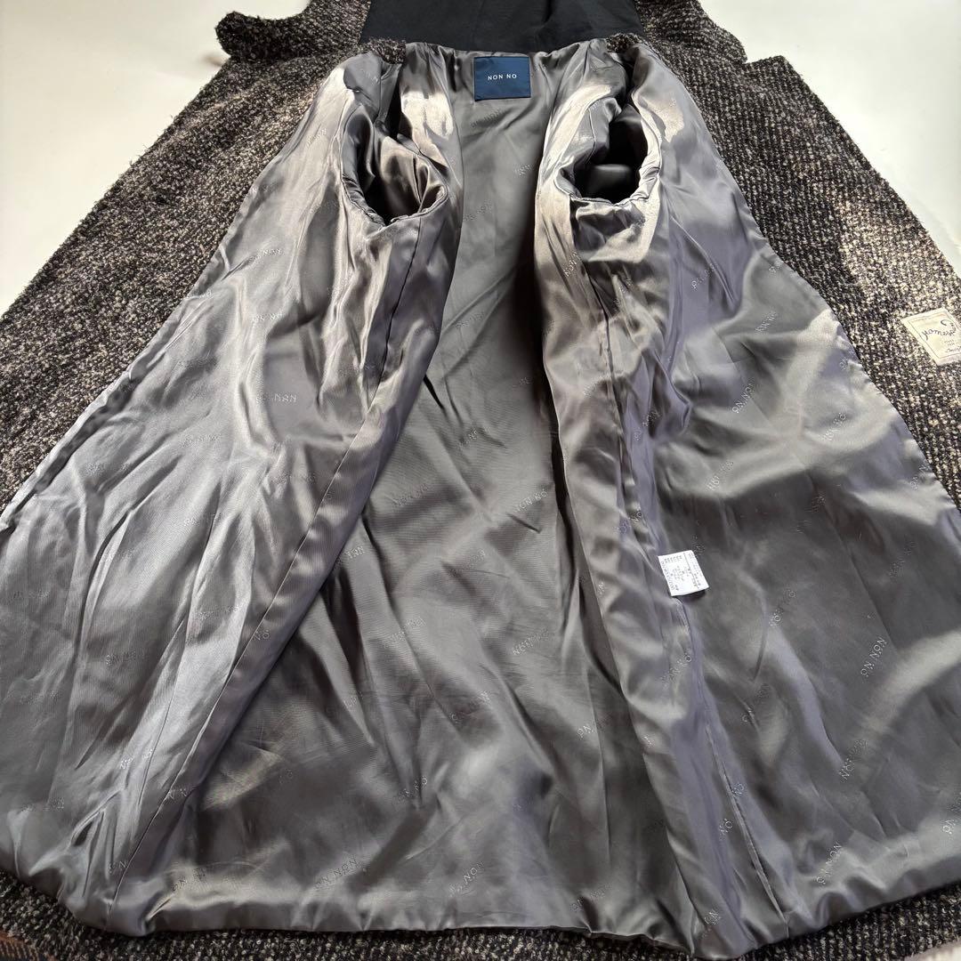 【美品】NONNO ノンノ　パパス　ウール ダッフルコート　ロング　日本製