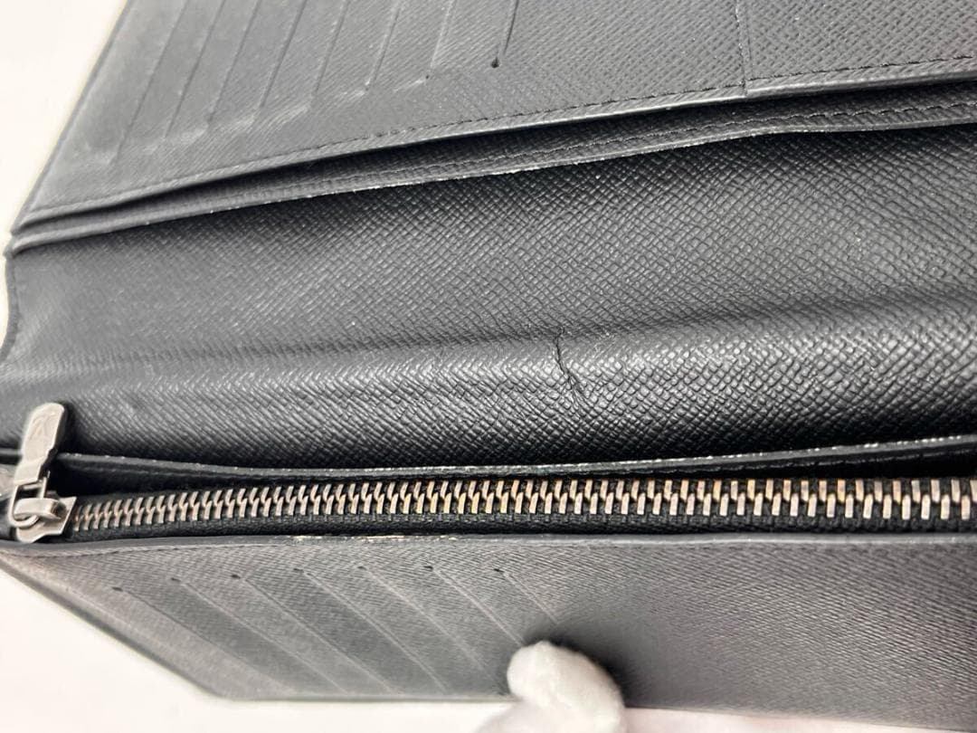 ルイヴィトン モノグラム エクリプス 長財布 ポルトフォイユブラザ　メンズ　黒