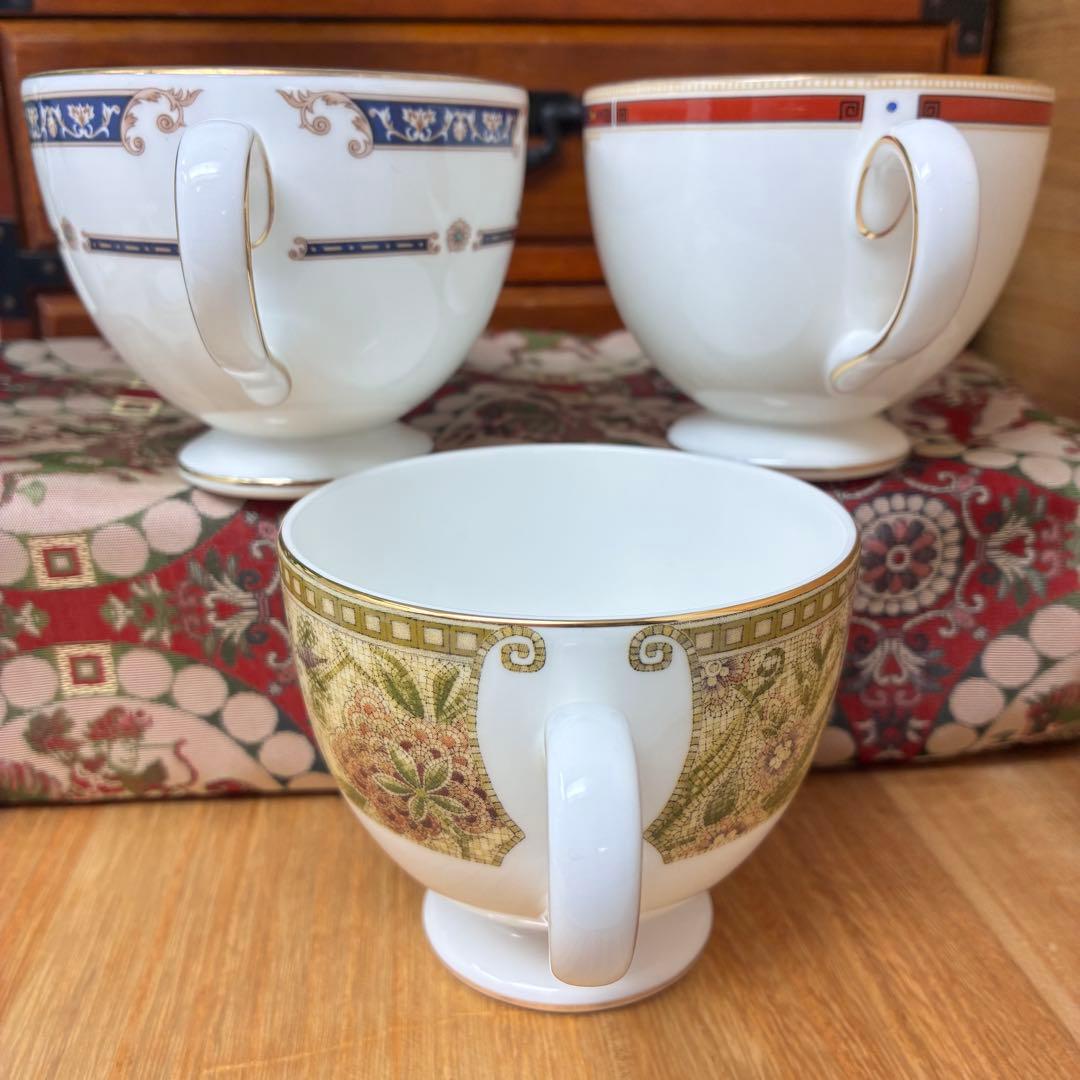 ウエッジウッド　リー　C＆Sコーヒーカップ　フローラルタペストリー6客