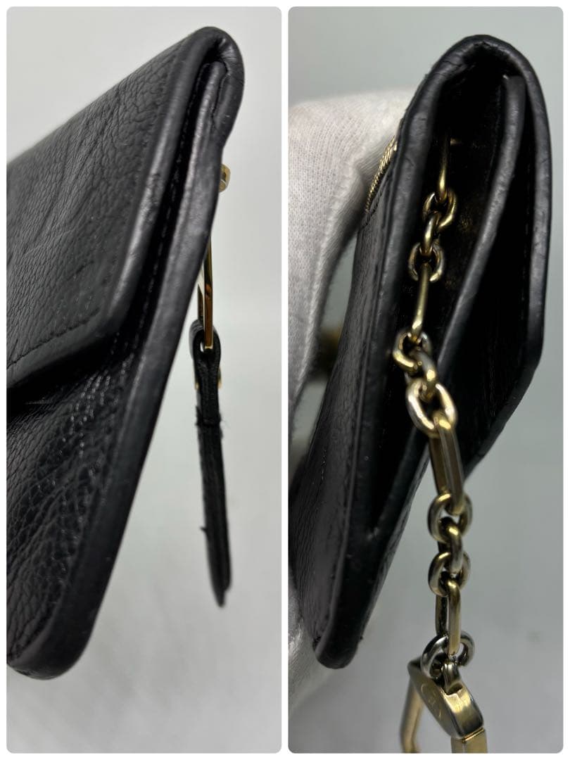 ルイヴィトン VUITTON　ポシェットクレ　アンプラント黒　M60633