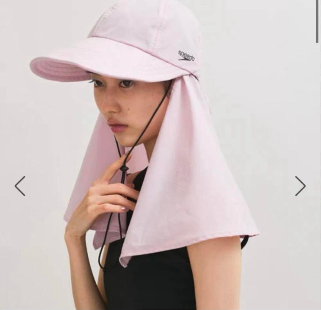 【Speedo×ADAM ET ROPE'】SUN CAP ピンク
