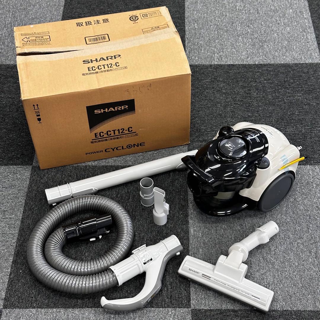 ∞送料込！美品 2022年製 SHARP サイクロン掃除機 EC-CT12-C