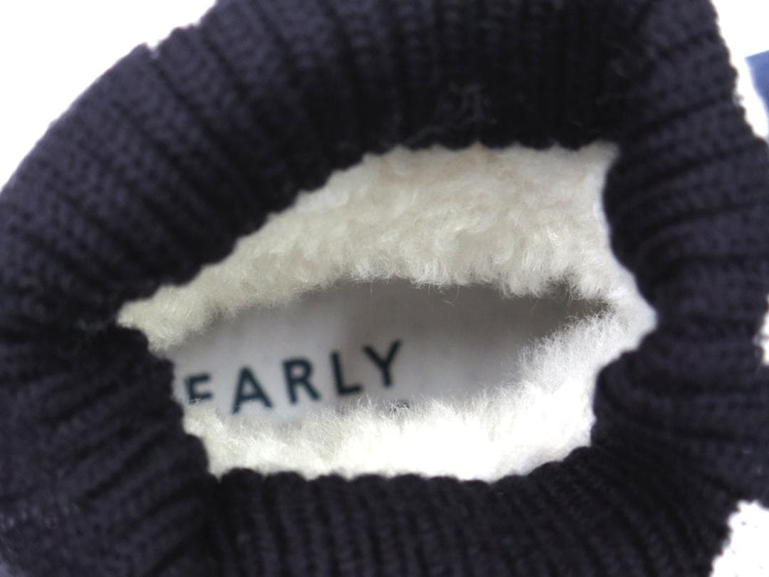 展示品●パーリーゲイツ●ヌバック×リブニット　ゴルフショートブーツ　23.5cm