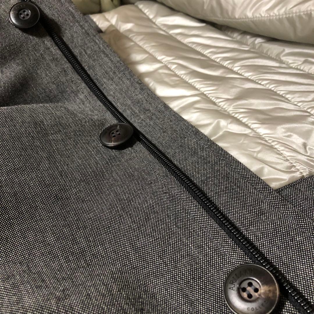 ★⁇★美品　アルマーニコレッツォーニ　ロングコート　フード付き　中綿