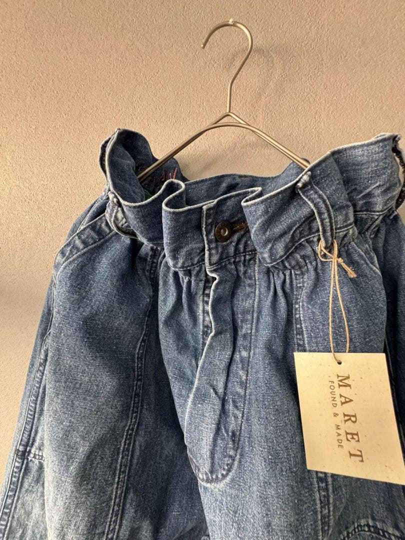 フランスさん専用　MARET デニムブルー ワイドパンツ