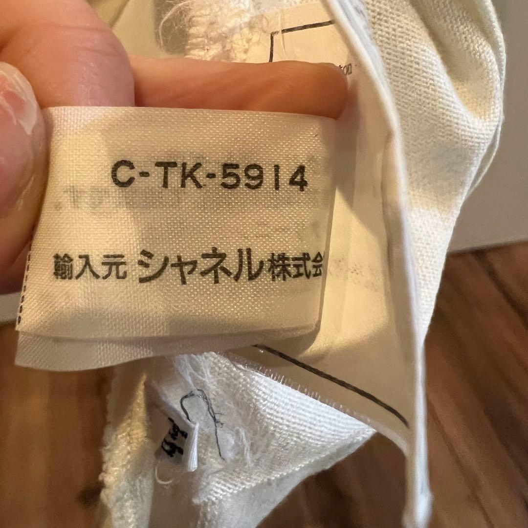 CHANEL シャネル　半袖カットソー　44サイズ ホワイト/ブラック