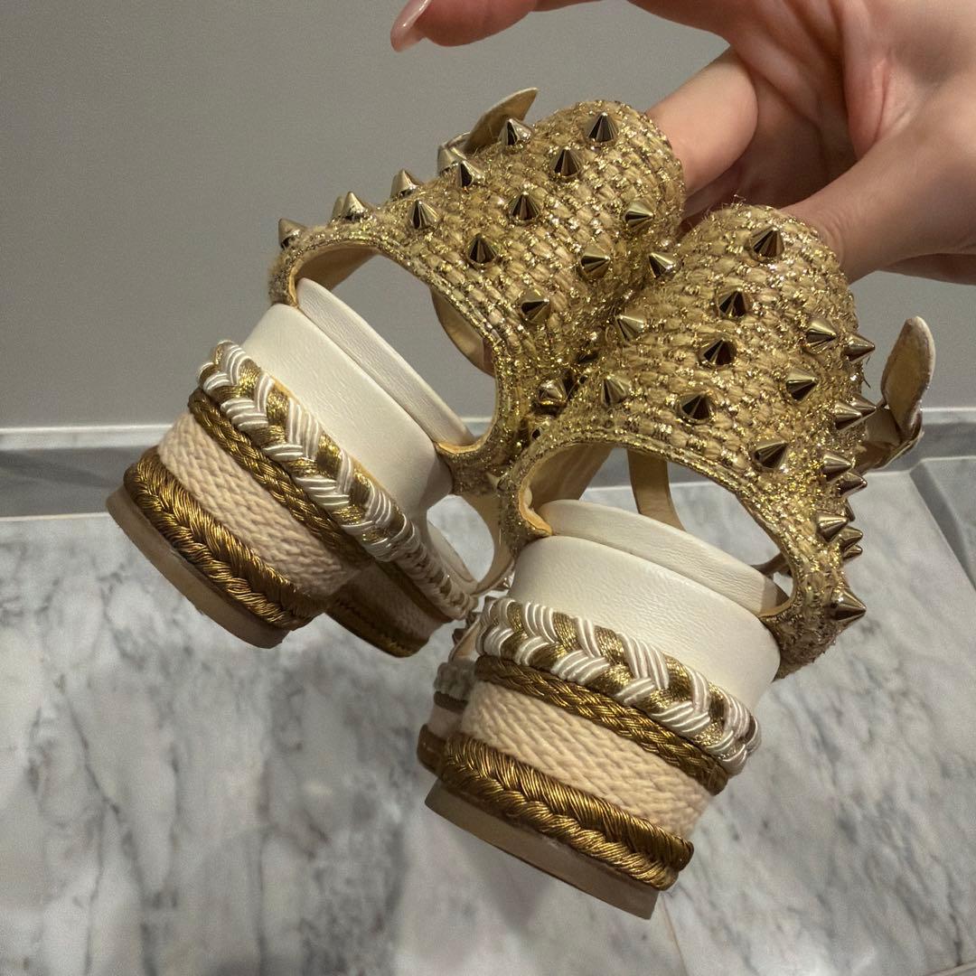 クリスチャンルブタン サンダル 38