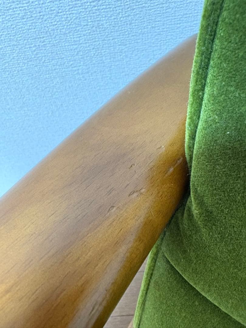 カリモク60 Kチェアー モケットグリーン