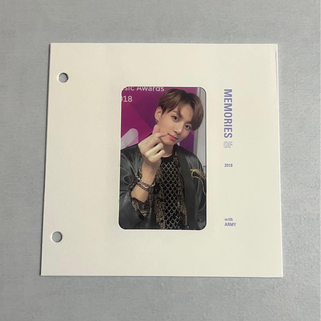 BTS MEMORIES OF 2018 ジョングク ブルーレイ 特典 トレカ