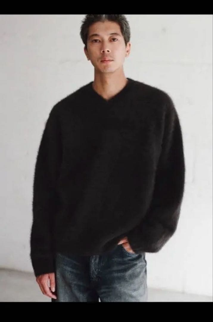 Fox Cashmere V Knit LIDNM サイズＭ