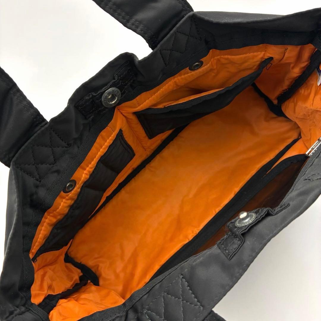 ポーター タンカー トートバッグ ハンドバッグ 黒 ナイロン 男女兼用 多機能