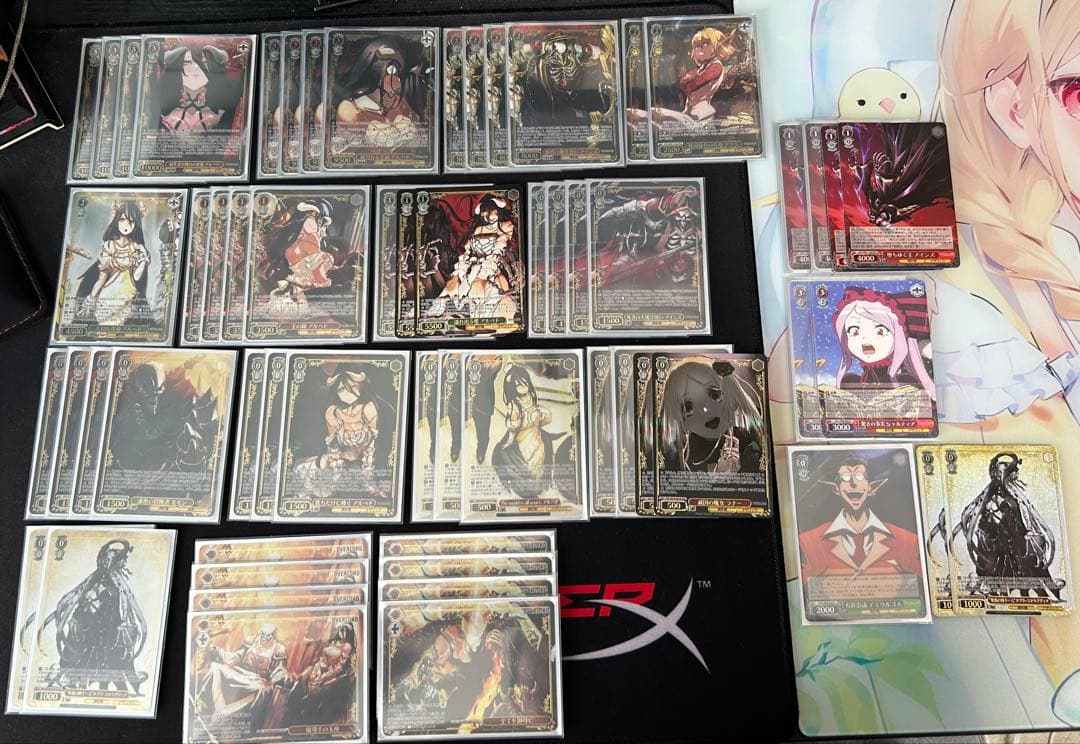 【ヴァイスシュヴァルツ】オーバーロード 8電源 フルホイルデッキ＋デッキパーツ