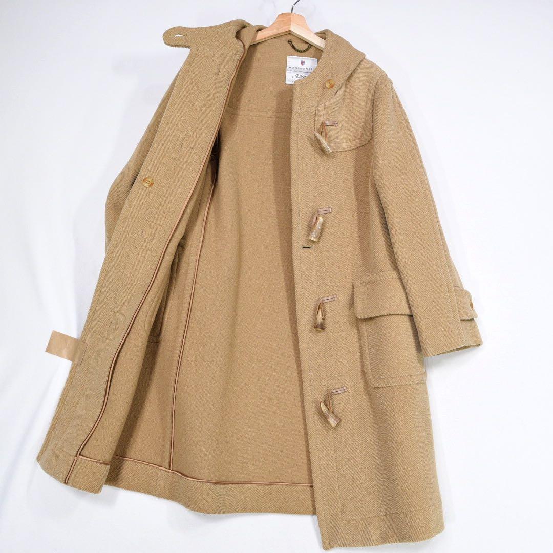モンゴメリー　ロング ダッフルコート　ヘリンボーン
