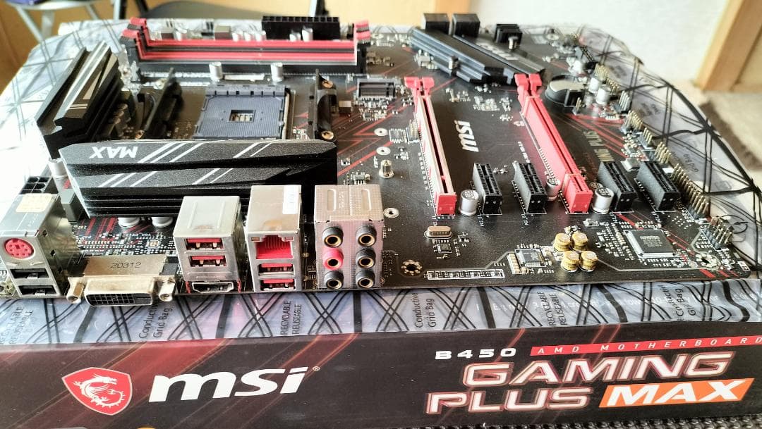 MSI B450 GAMING PLUS MAX + メモリ32GB 中古セット