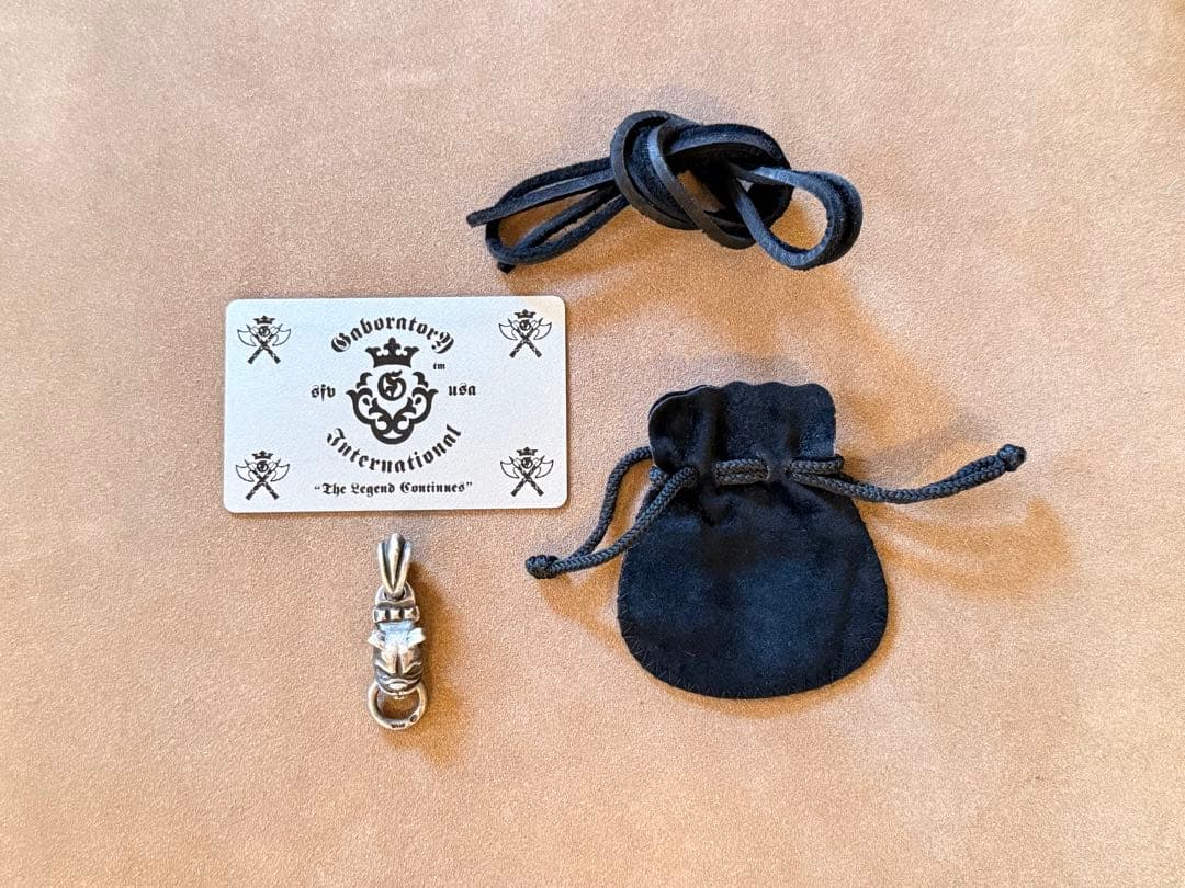 ガボール ペンダントトップ　ブルドック