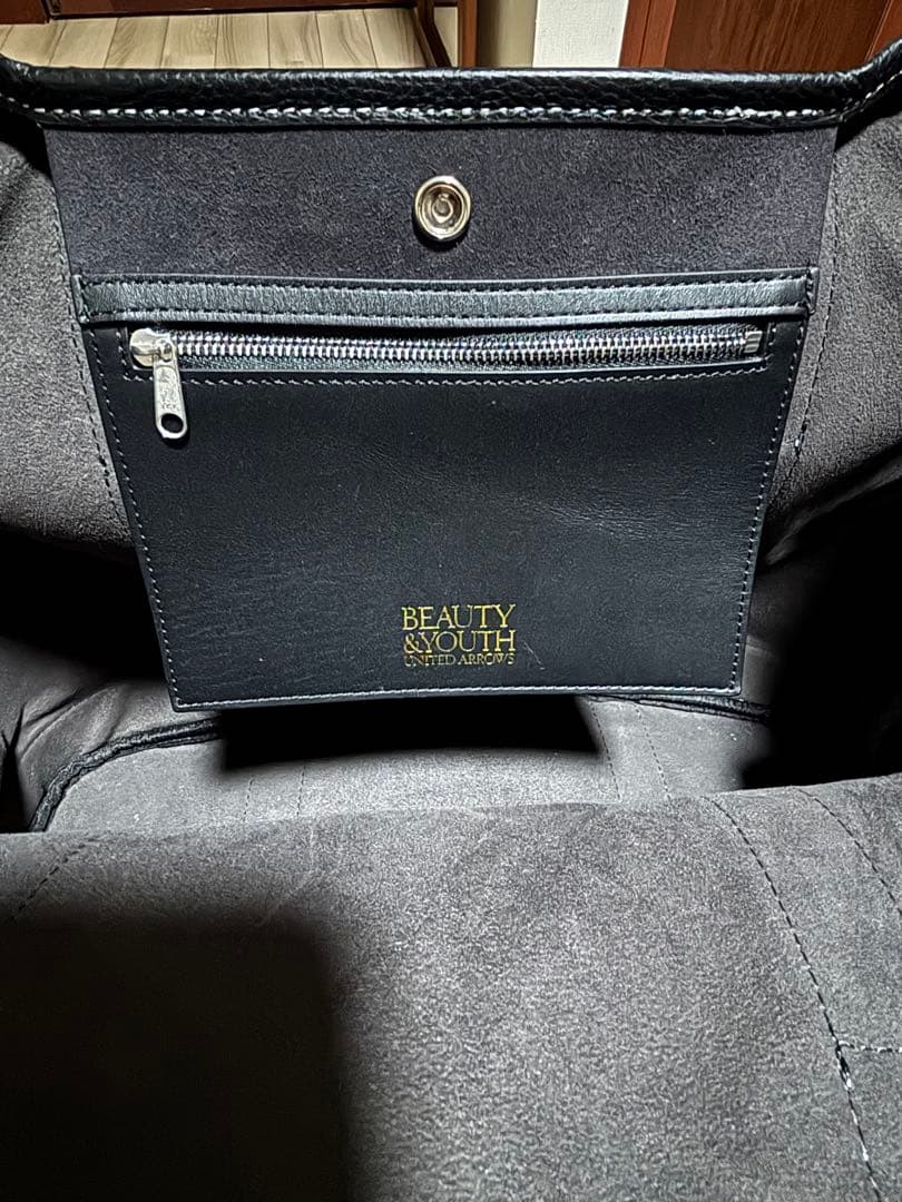 ビューティーアンドユース キャンバスレザー トートバッグ