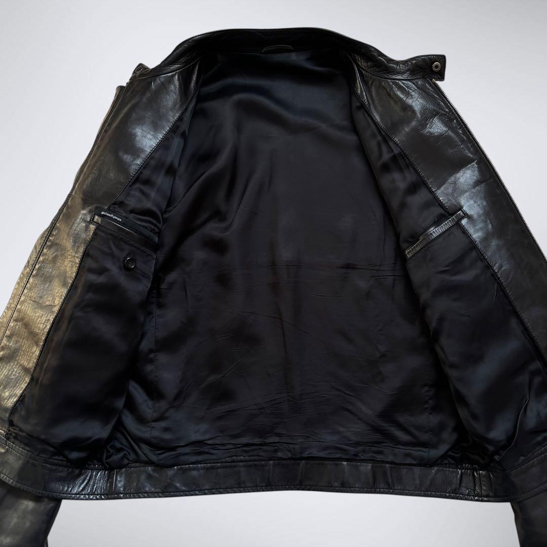 伊製希少giulianoFujiwaraホースハイド48馬革LAMPOアーカイブ