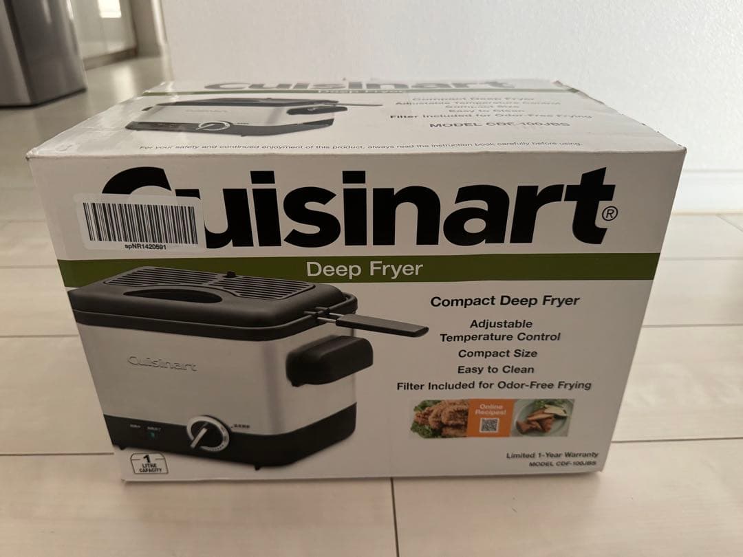 クイジナート cuisinart deep fryer ディープフライヤー