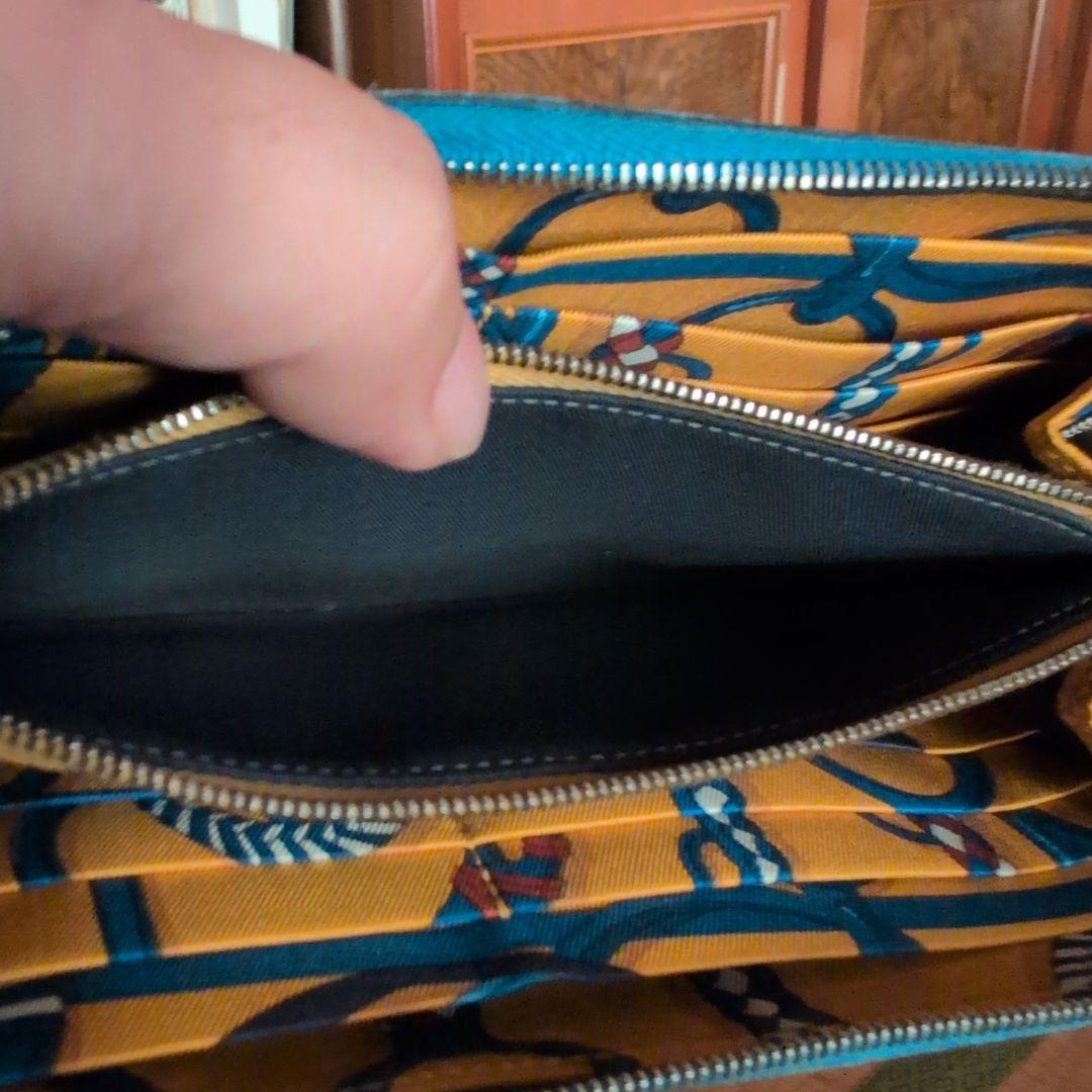 エルメス　シルクイン　長財布