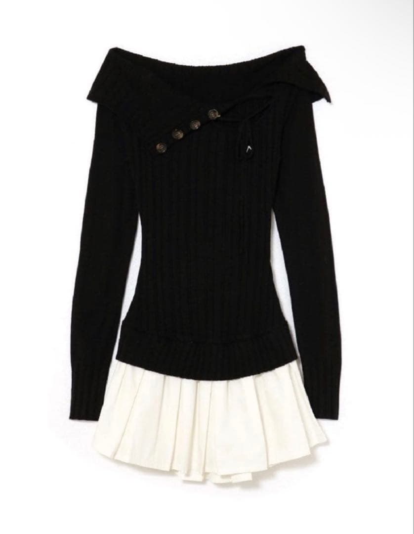 トップス andmary Isabel knit mini dress