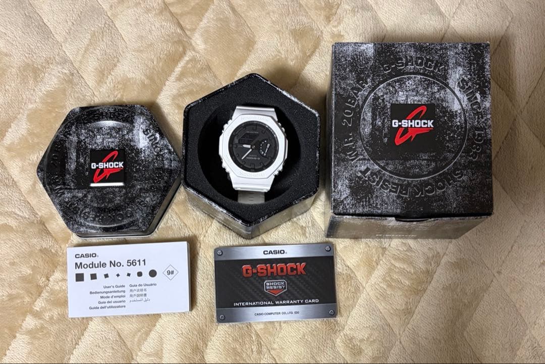 【G-SHOCK】 GA-2100-7A カシオ アナデジ ホワイト
