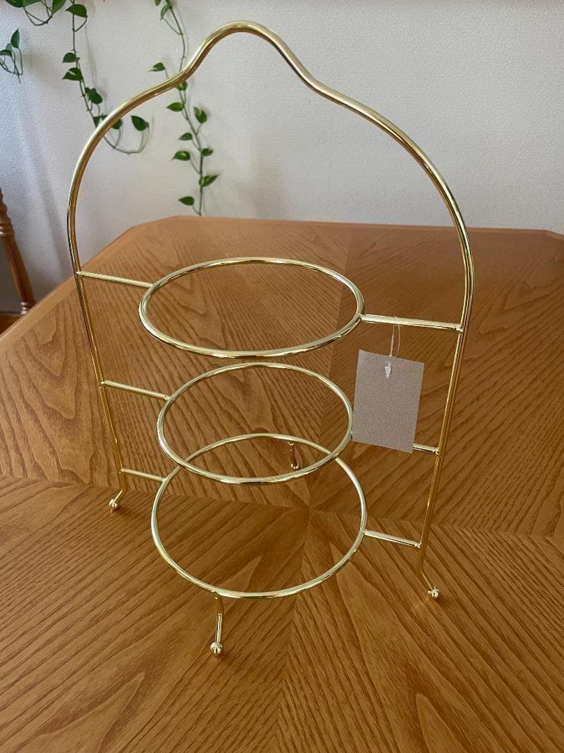 【お買い得！】3段 アフタヌーンティースタンド ケーキスタンド 4個