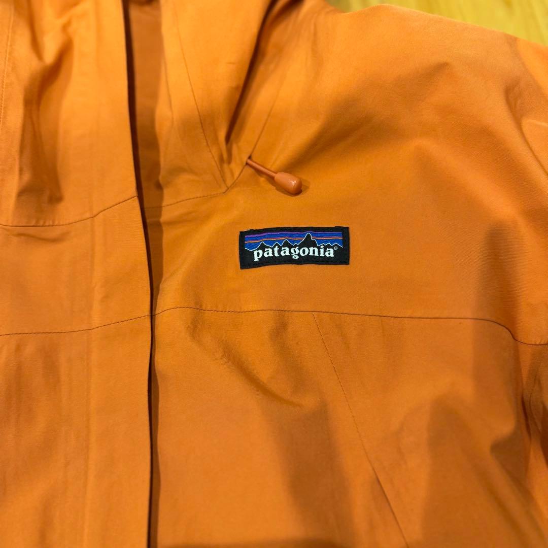 patagonia  jacket GORE-TEXオレンジ フード付