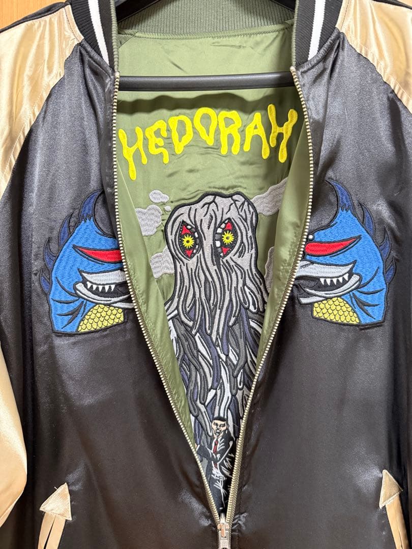 パンクドランカーズ ガイガン＆ヘドラ スカジャン PUNKDRUNKERS XL