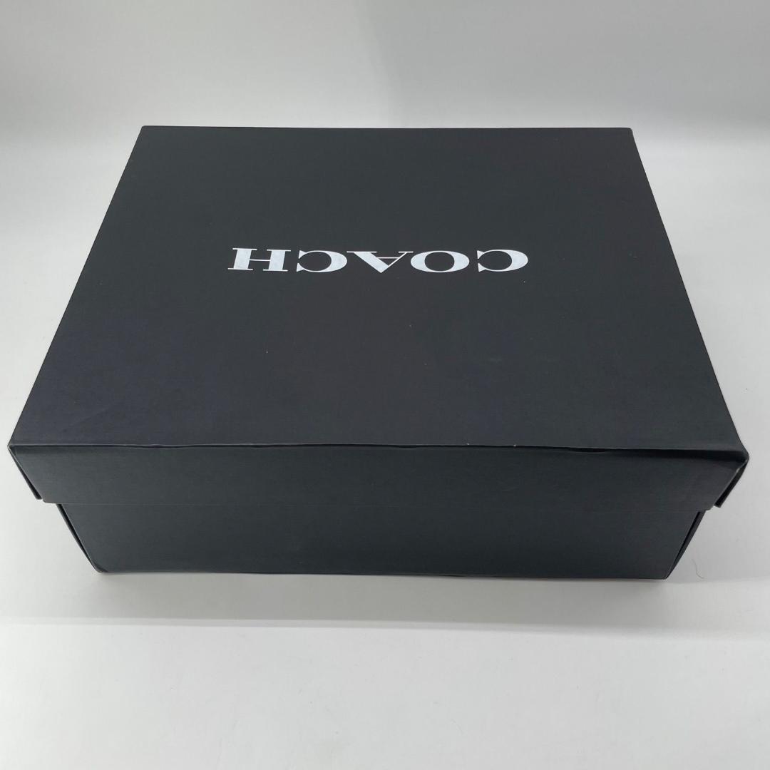 17113✨新品✨COACH ビジュー ショート サイドゴアブーツ 黒 レザー