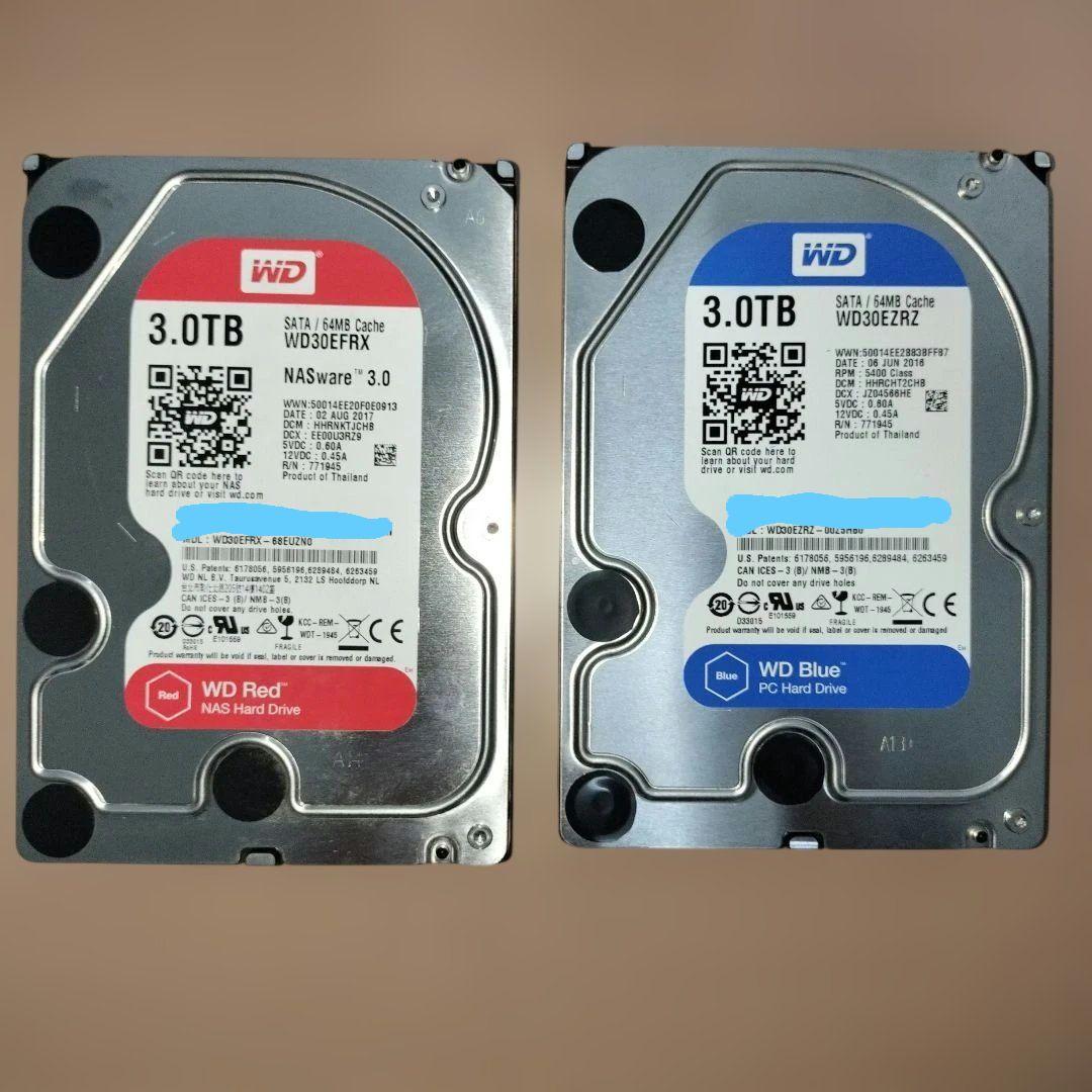 DS216j + 3TB HDD×2(テスト用／SMART注意) NASセット
