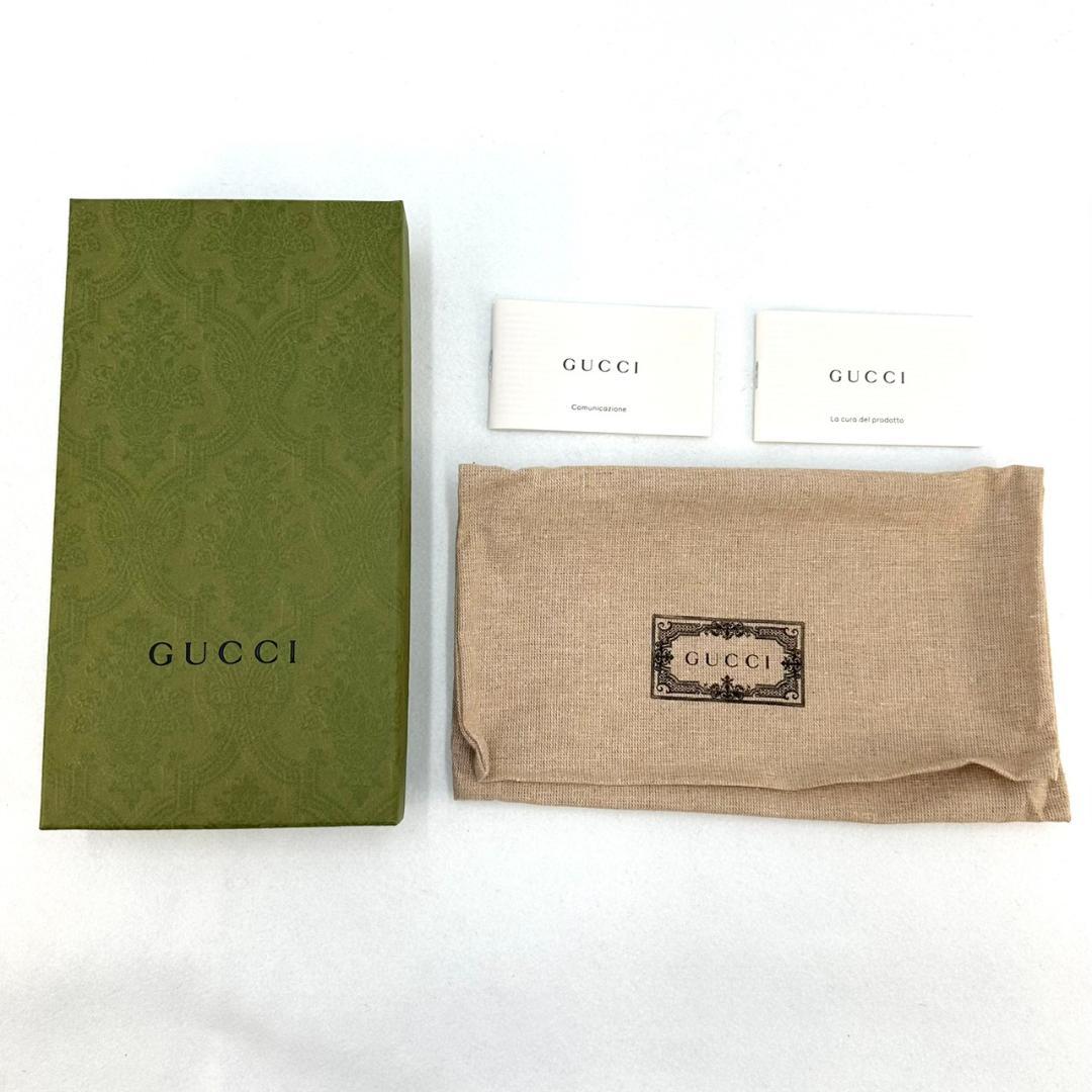 GUCCI グッチ ニューウェブ シェリーライン ラウンドファスナー 長財布