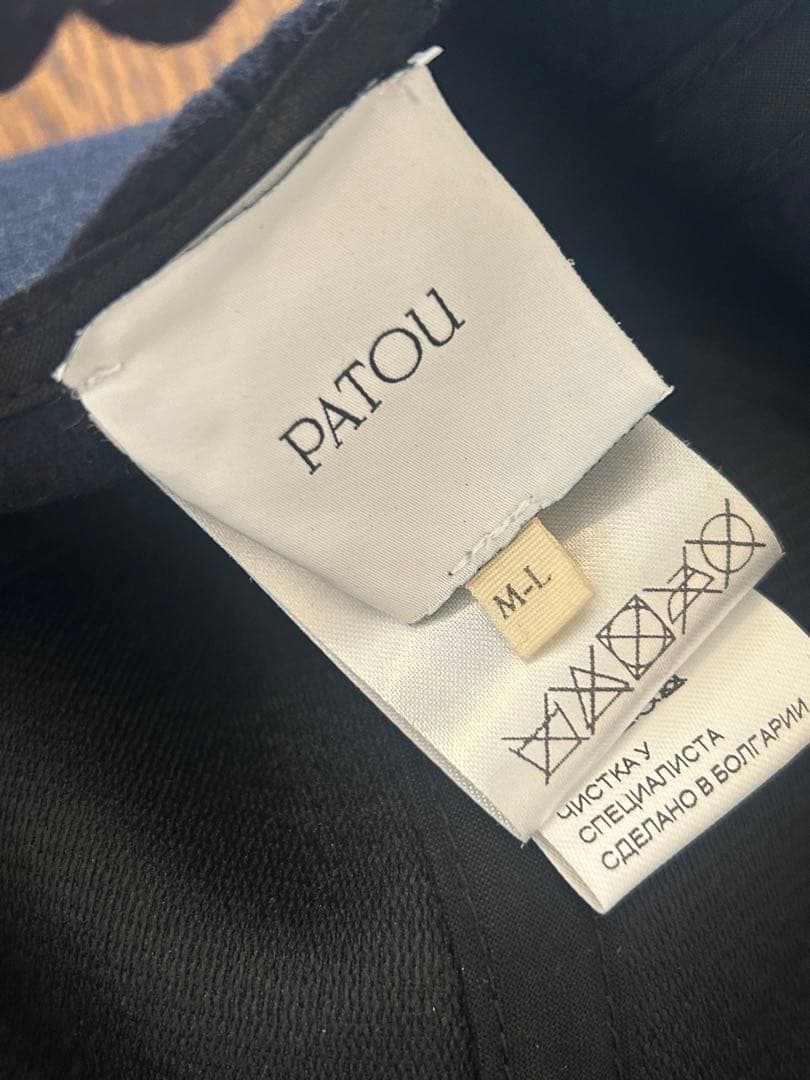 PATOU ネイビー ベースボールキャップ M-L
