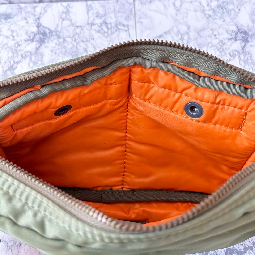 PORTER 吉田カバン ポーター TANKER ボディバッグ ナイロン カーキ