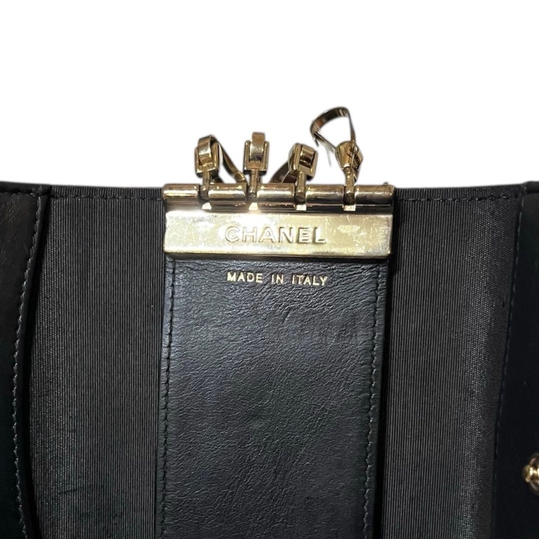 CHANEL レザー　4連　キーケース　カードケース　ゴールド金具　本革　綺麗
