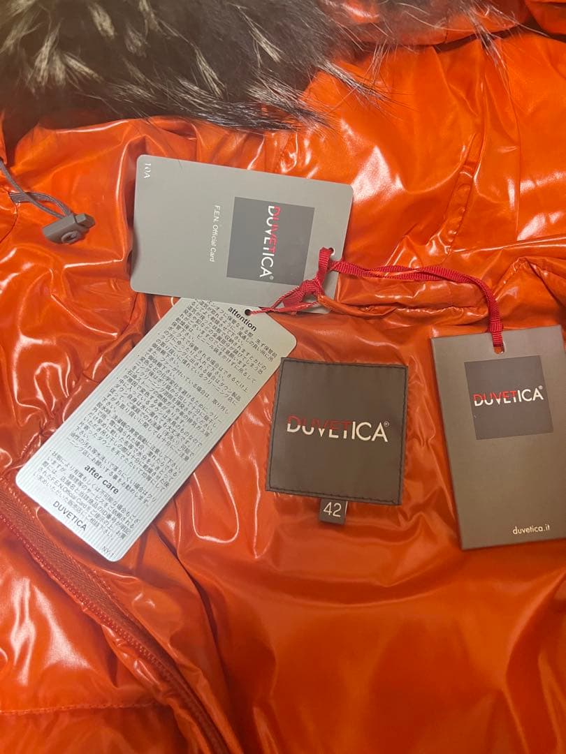 DOVETICA ダウンジャケット サイズ42 オレンジ
