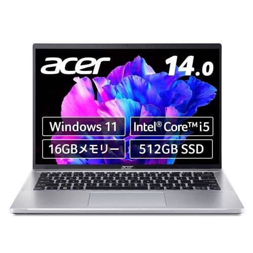 acer Swift Go Windows11 16GB 512GB シルバー