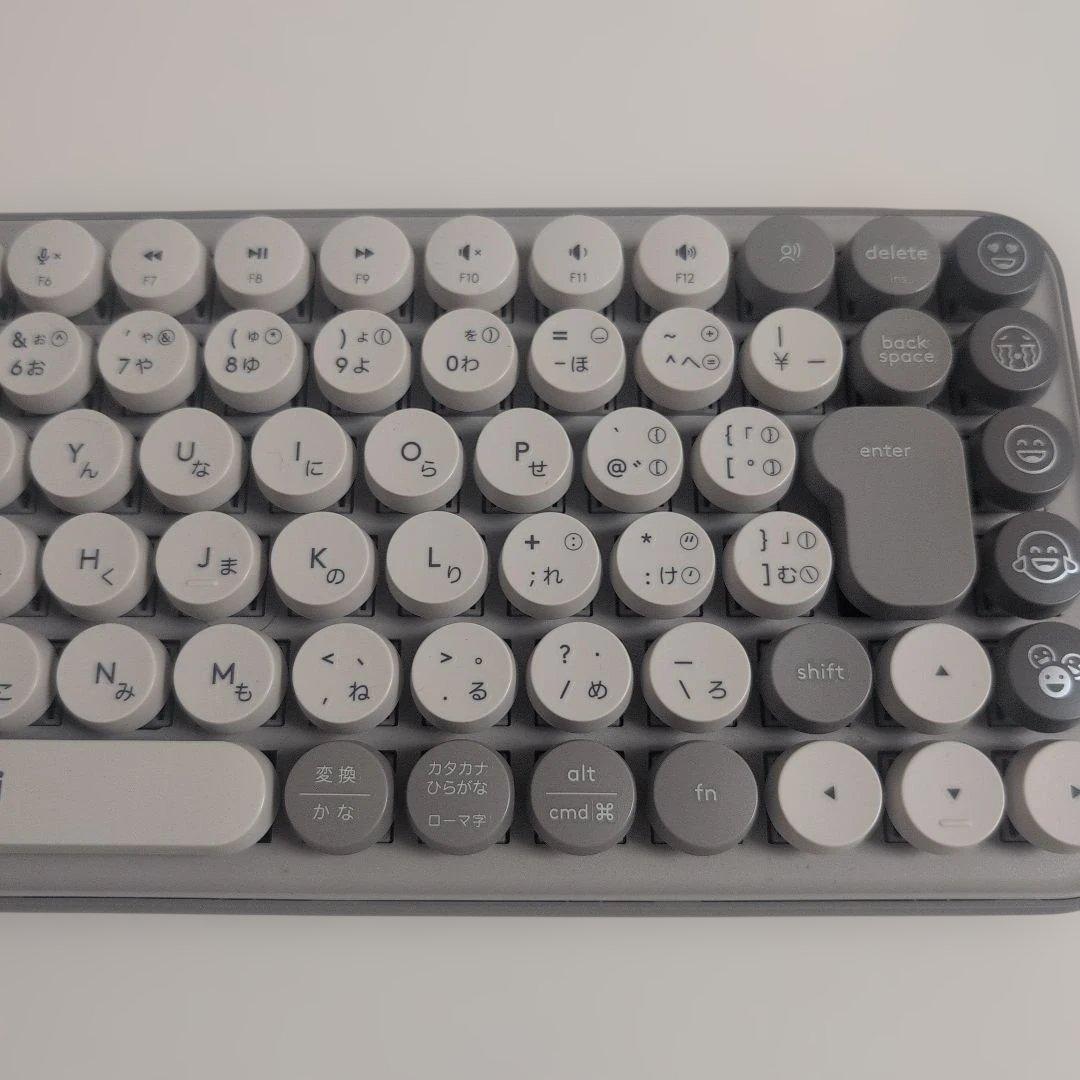 ロジクール　POP KEYS メカニカルキーボード　茶軸　グレージュ